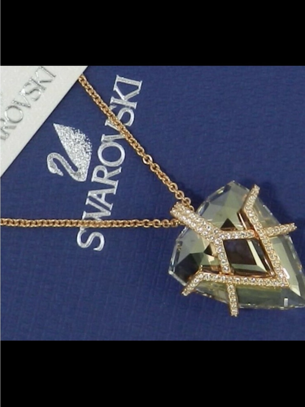 Swarovski Goodwill Rosegold Pendant - Small - White - 5262248